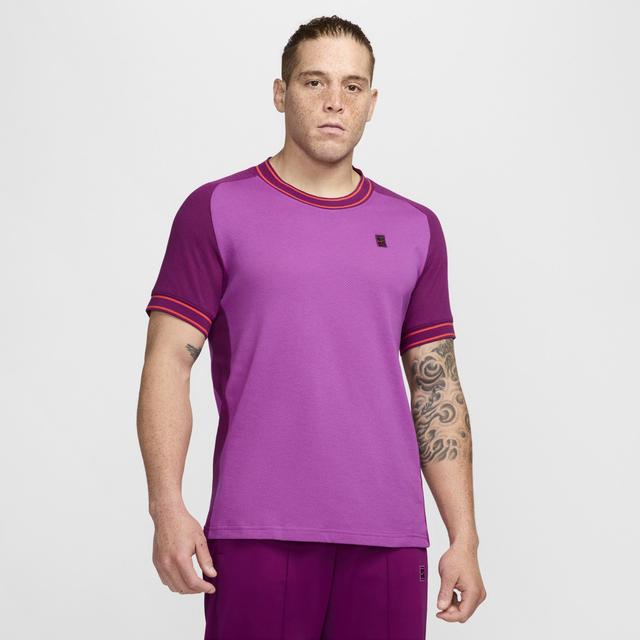 Nike Men's Court Heritage Short-Sleeve Tennis Top Product Image