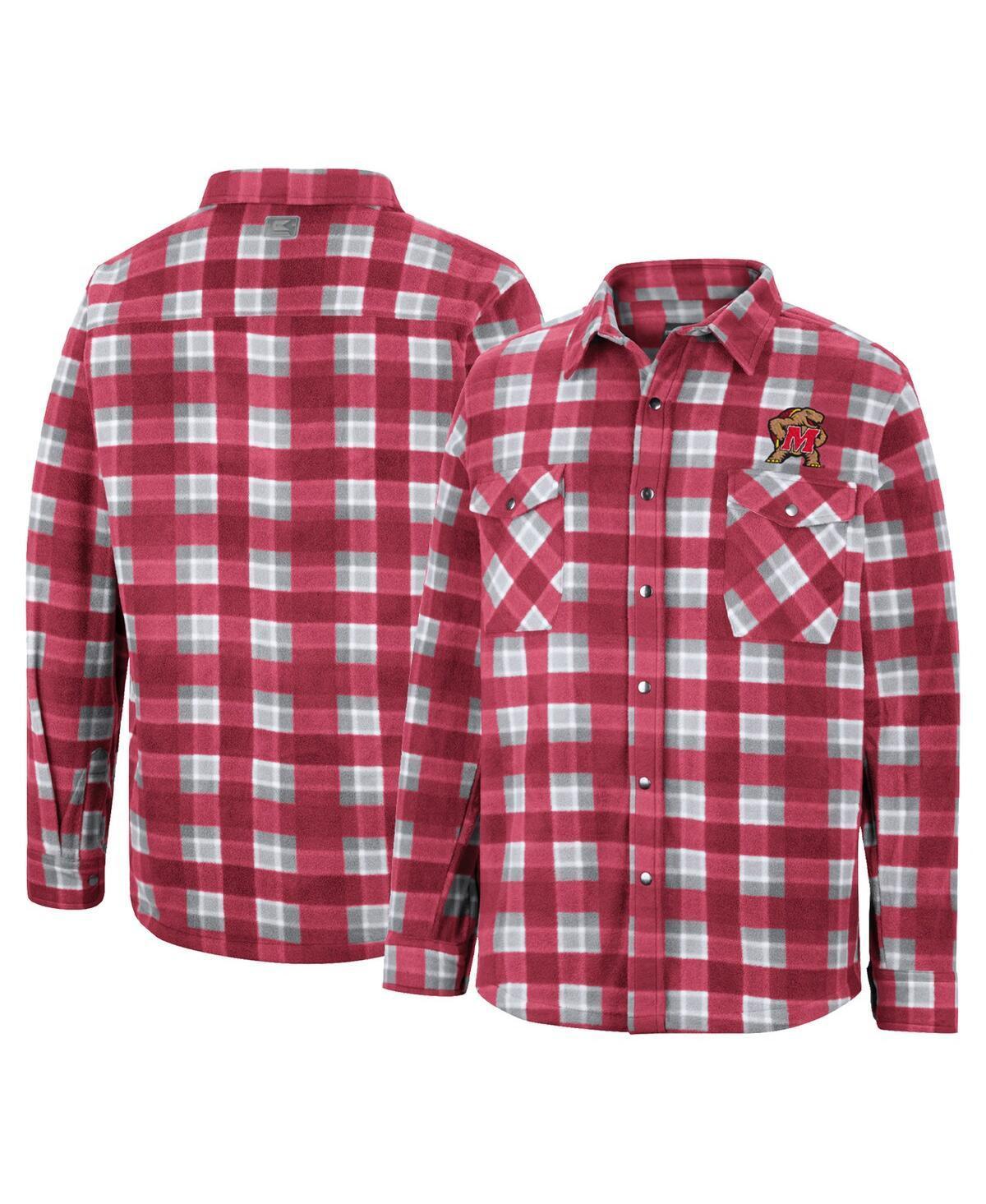 Mens Colosseum Maryland Terrapins Ellis Full-Snap Jacket Product Image