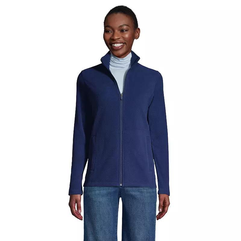 Petite Lands End Full Zip Fleece Jacket, Womens Product Image