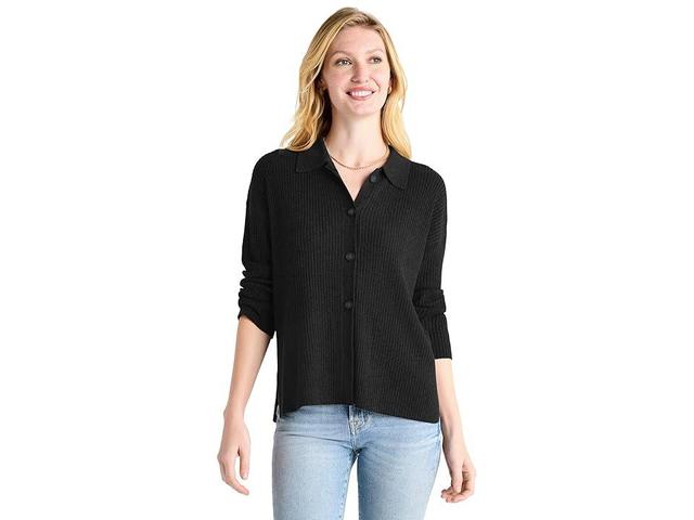 Splendid Georgie Polo Button-Down Women's Clothing Product Image