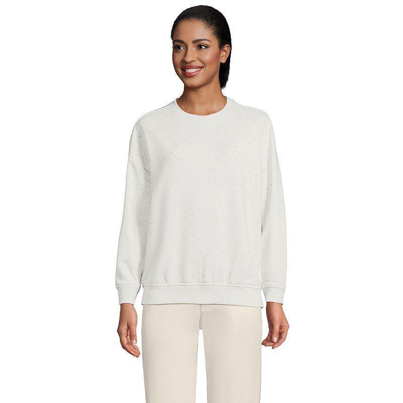 Lands End Womens Long Sleeve Serious Sweats Sweatshirt Product Image