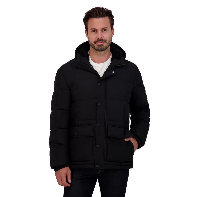 Mens ZeroXposur Quilted Puffer Jacket Blue Product Image