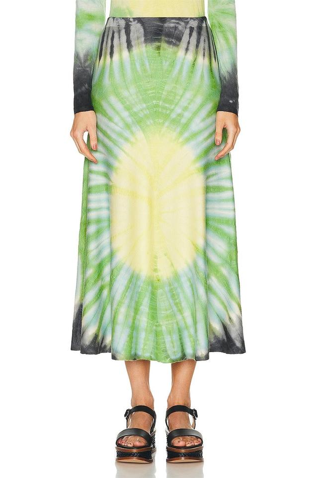 Gabriela Hearst Olive Skirt in Green Product Image