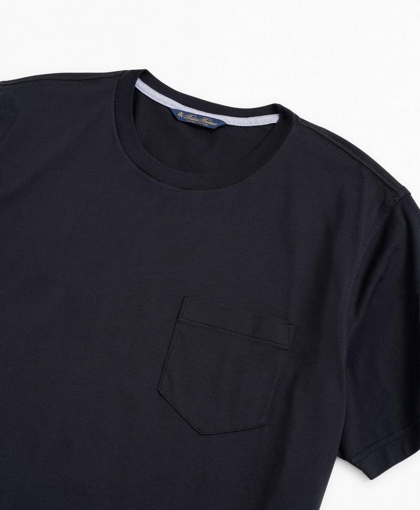 Washed Supima® Cotton Pocket Crewneck T-Shirt Product Image