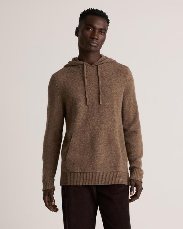 100% Yak Wool Pullover Hoodie Product Image