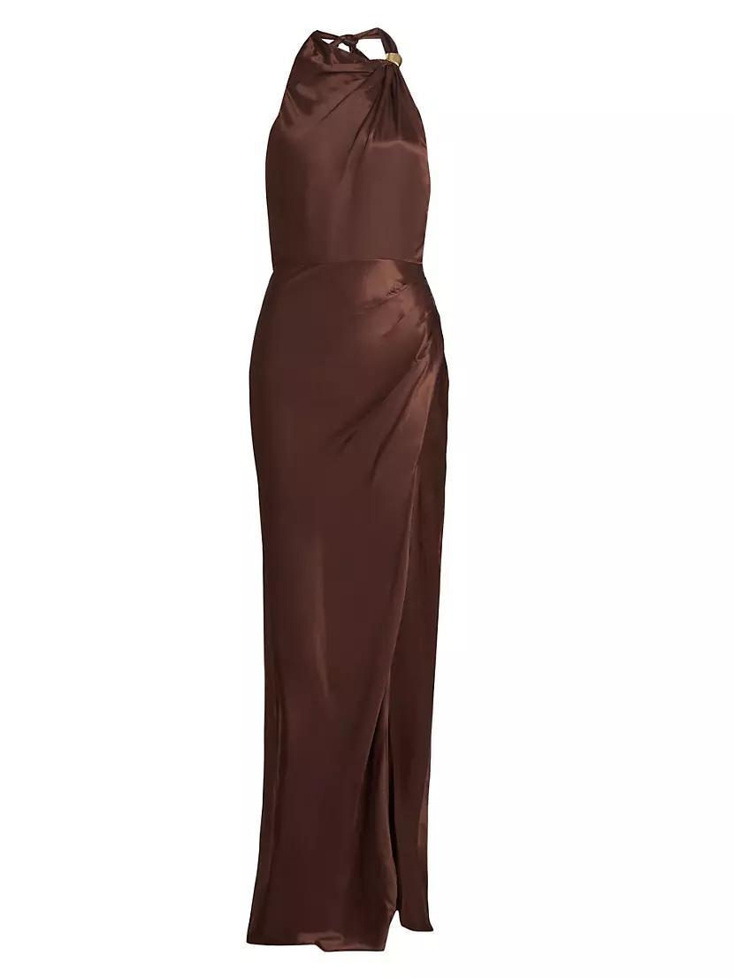 Galilea Halter Maxi Dress Product Image