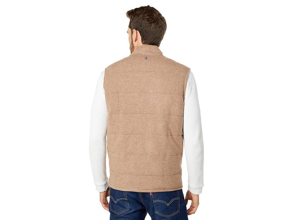 johnnie-O Mo Knit Camper Vest (Camel) Men's Clothing Product Image