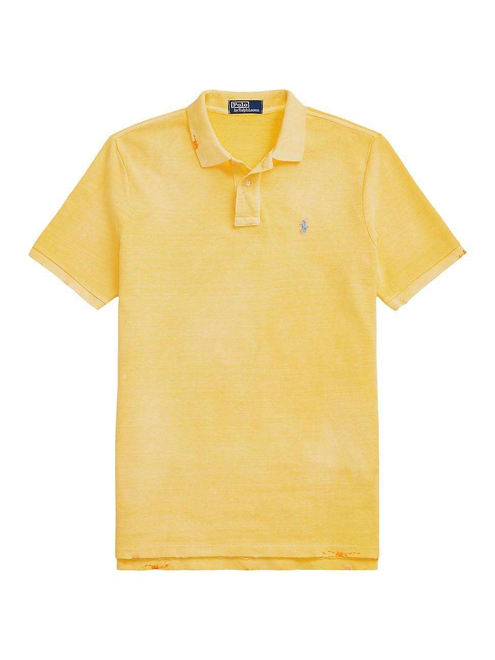 Mens Cotton Polo Shirt Product Image