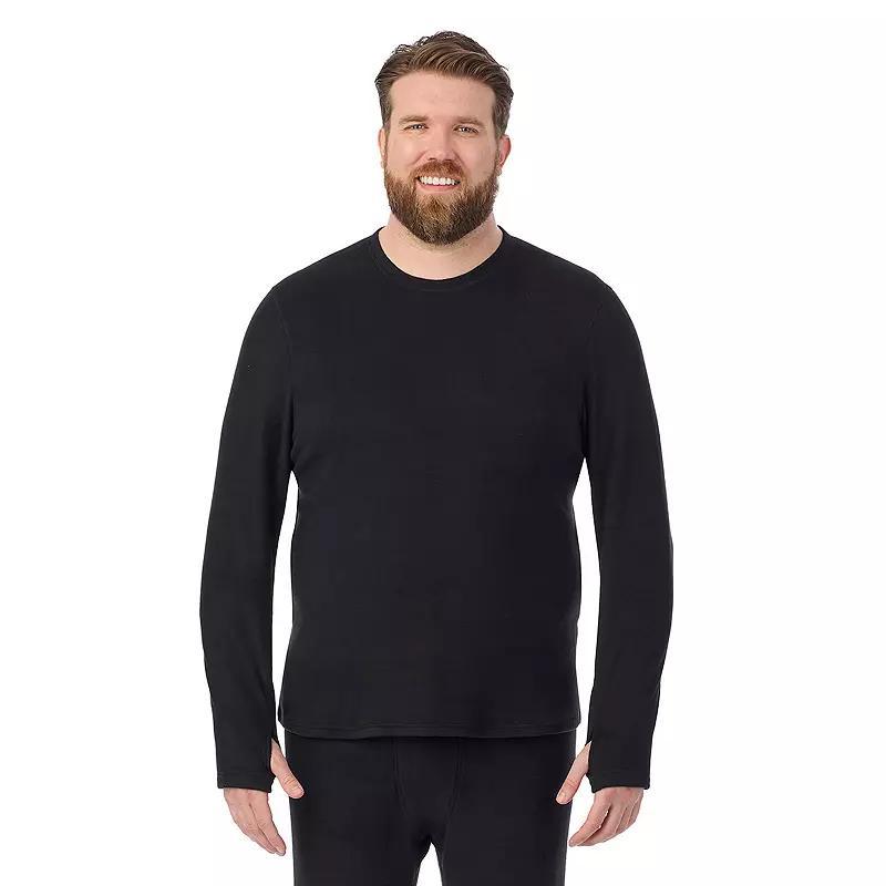 Big & Tall Cuddl Duds Midweight Fleecewear Performance Base Layer Crew Top, Mens Product Image