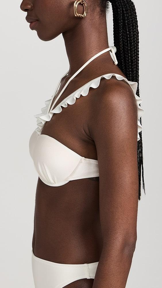 Shani Shemer Leopold Bikini Top | Shopbop Product Image