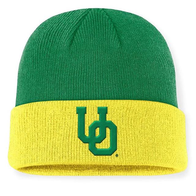 Mens Nike /Yellow Oregon Ducks Legacy Terra Cuffed Knit Hat Product Image