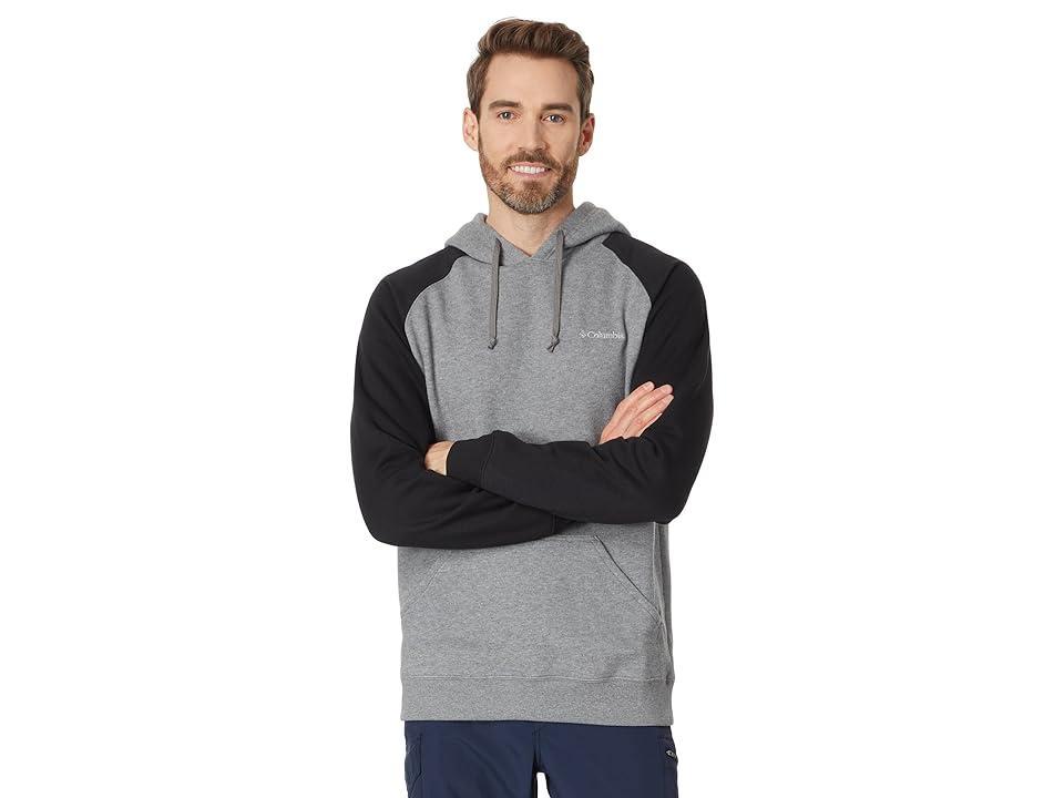 Mens Columbia Hart Mountain Fleece Hoodie Blue Product Image