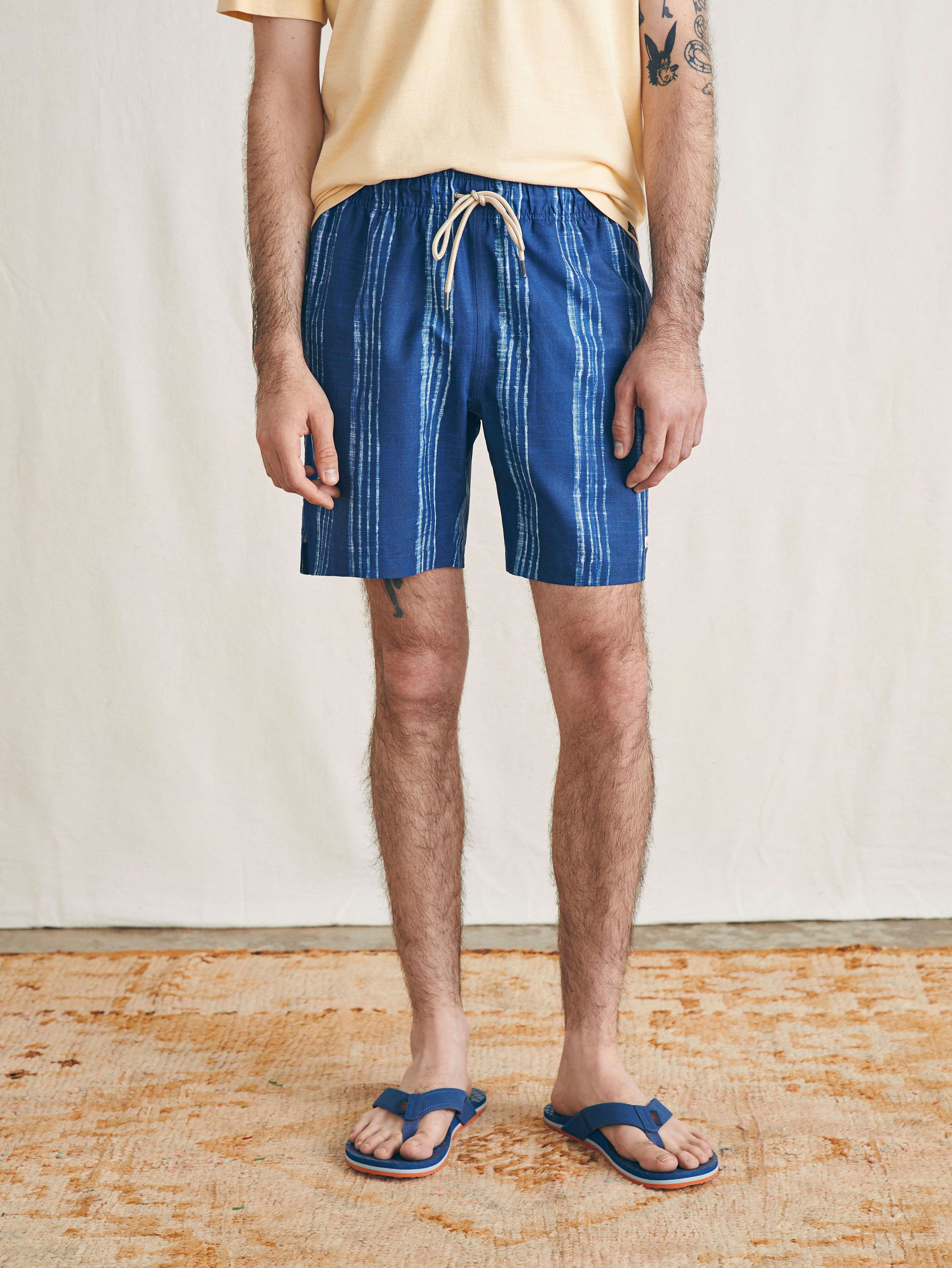 Sunwashed Trunk - Barlow Ocean Stripe Male Product Image