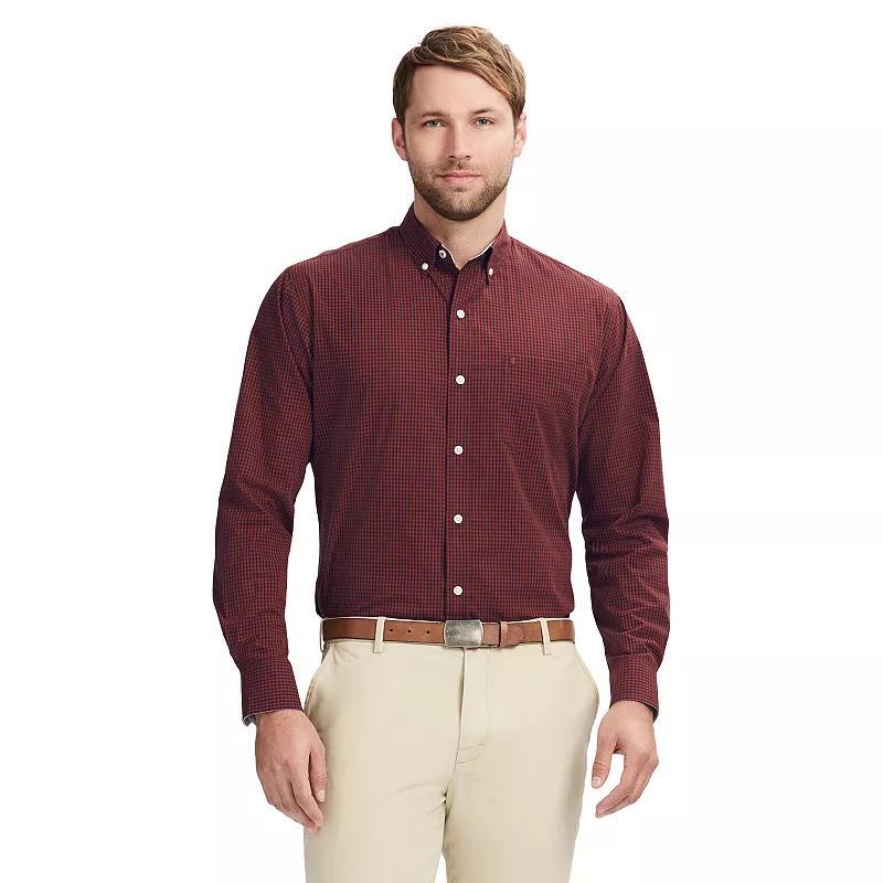 Mens IZOD Performance Comfort Long Sleeve Button Down Shirt Product Image