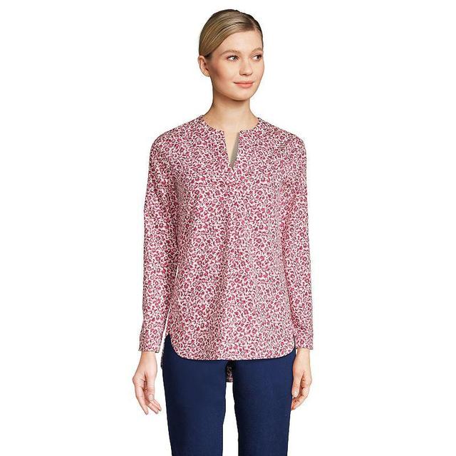 Womens Lands End Wrinkle Free Splitneck Tunic Top Product Image