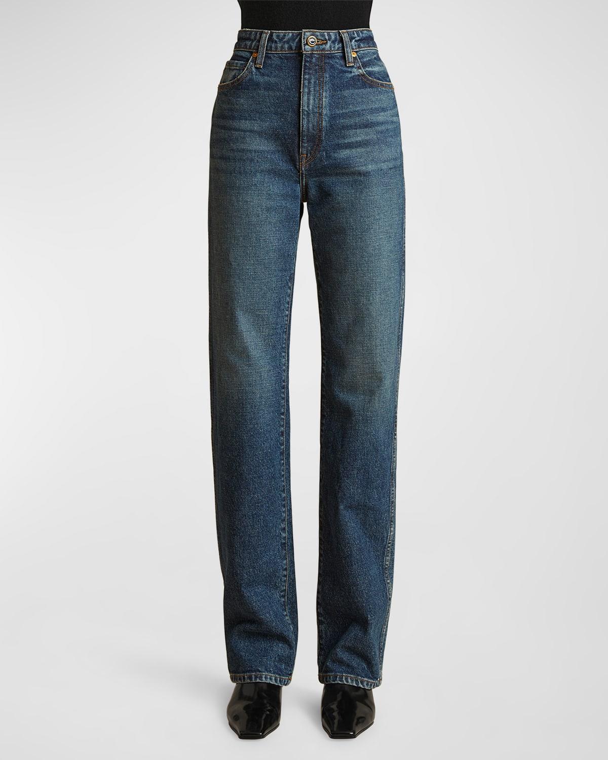 Danielle High-Rise Straight-Leg Ankle Jeans product image