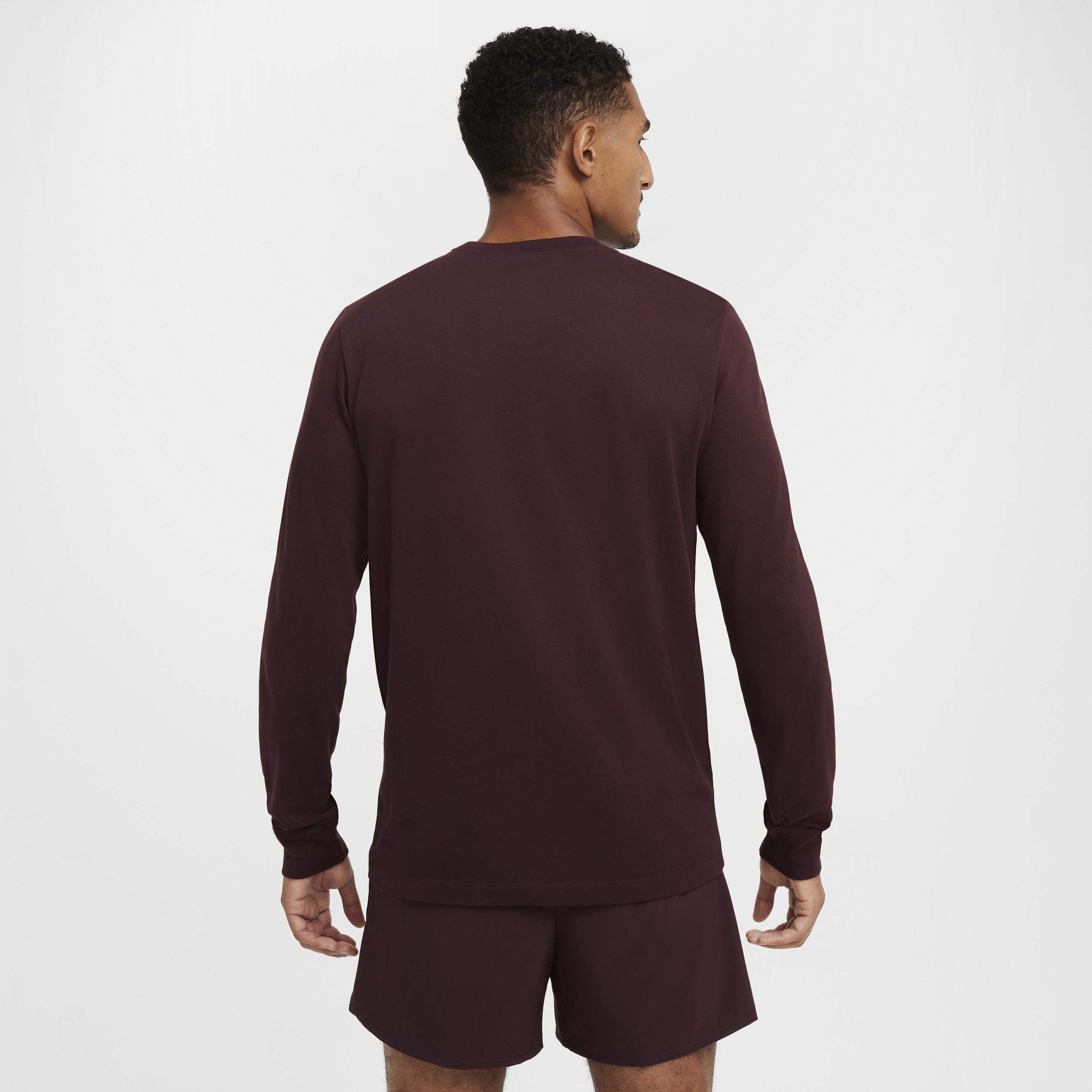 Nike Men's Dri-FIT Long-Sleeve Fitness T-Shirt Product Image