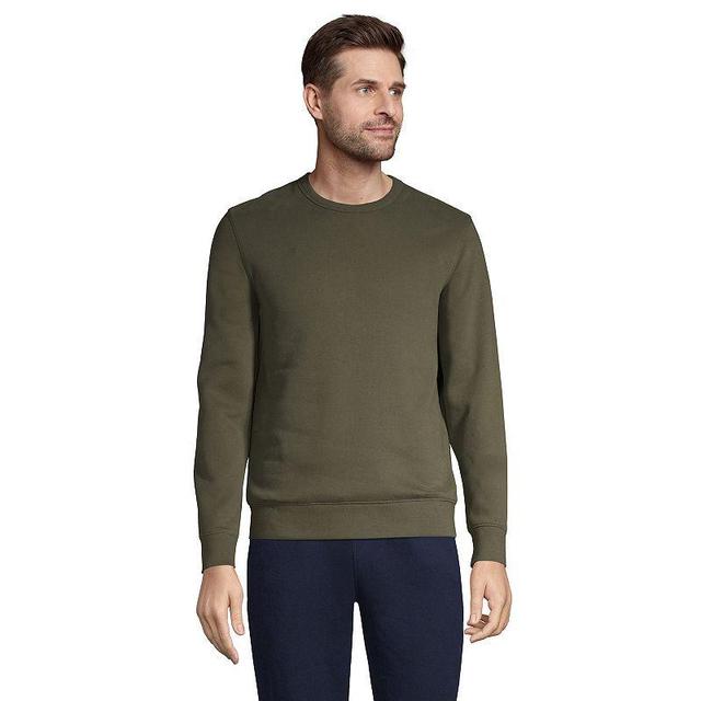 Mens Lands End Serious Sweats Crewneck Sweatshirt Gray Grey Product Image