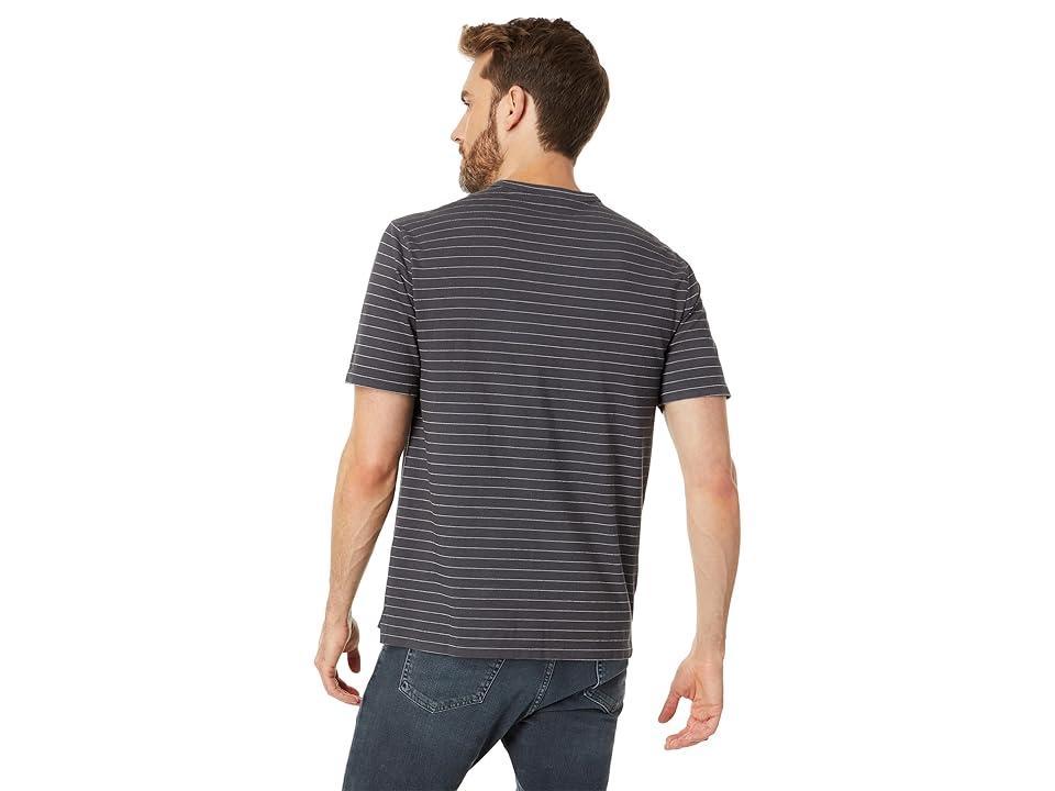 Mens Pinstriped Crewneck T-Shirt Product Image