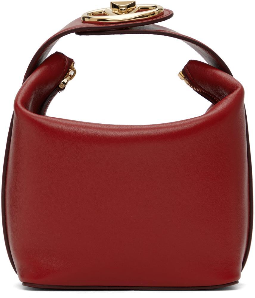 VALENTINO GARAVANI Red Vlogo 'the Bold Edition' Mini Bag In 0ro Rosso V Product Image