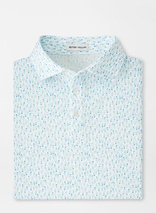 Peter Millar Mens Pilot Mill Fleet Short-Sleeve Polo | Color: Cape Blue | Size: XXL Product Image