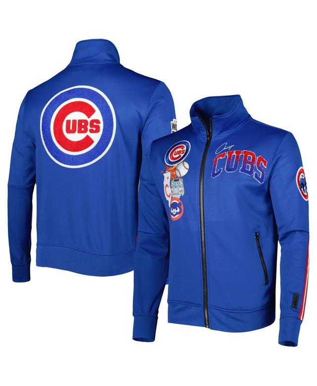 Mens Pro Standard Royal Chicago Cubs Hometown Full-Zip Track Jacket Product Image