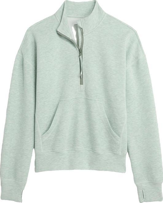 Silky Scuba Oversized Quarter-Zip Product Image