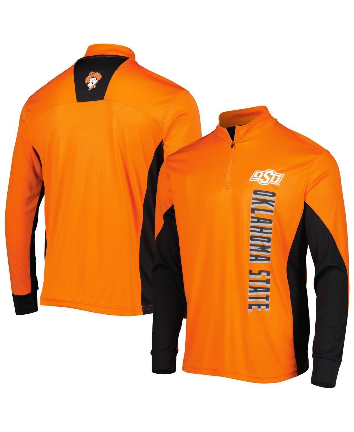 Mens Colosseum Orange Oklahoma State Cowboys Bart Quarter-Zip Windshirt Product Image