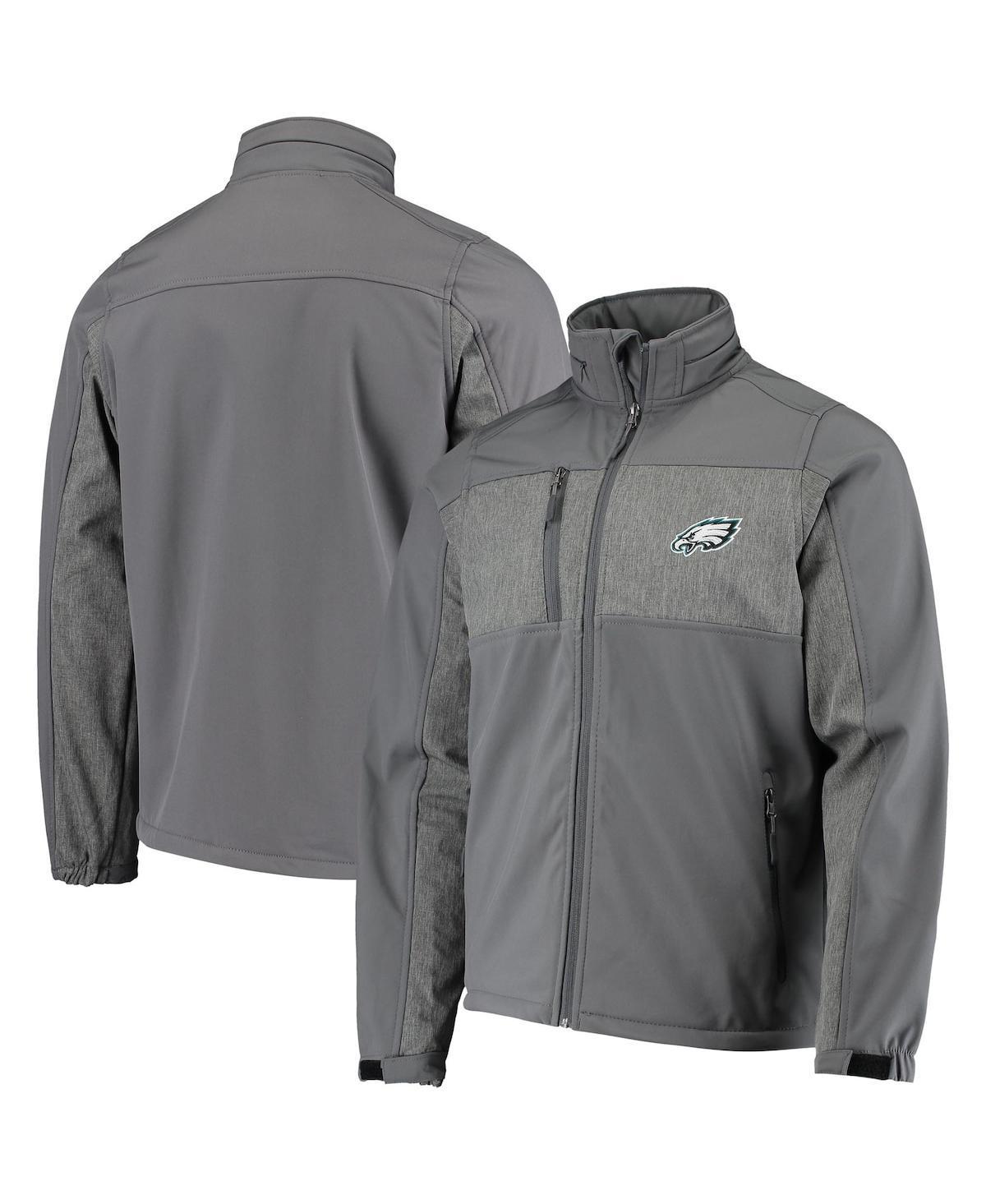 Mens Dunbrooke Graphite Los Angeles Rams Circle Zephyr Softshell Full-Zip Jacket Product Image