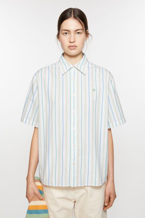 Stripe button-up shirt product image