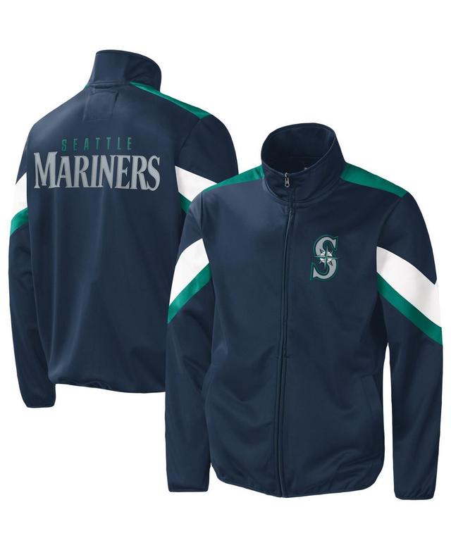 Mens G-III Sports by Carl Banks Seattle Mariners Earned Run Full-Zip Jacket Blue Product Image