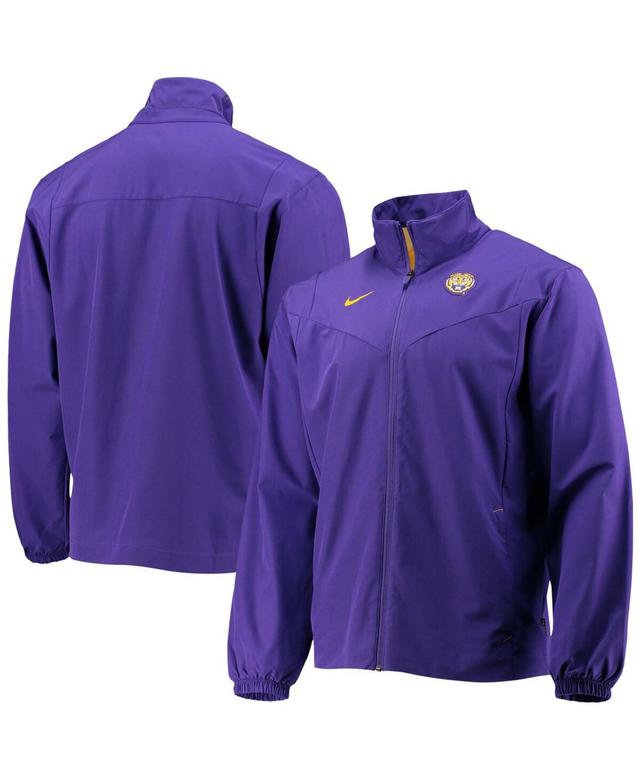 Nike Mens Purple Lsu Tigers 2021 Sideline Full-Zip Jacket - Ctpurp Product Image