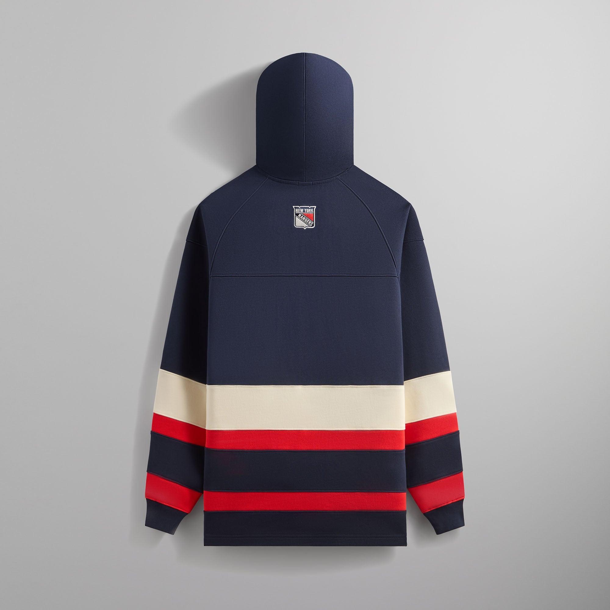 Kith for the New York Rangers Skewed Delk Hoodie - Nocturnal Male Product Image