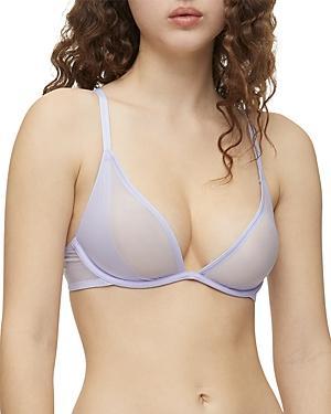 Calvin Klein Sheer Marquisette Unlined Plunge Bra Product Image