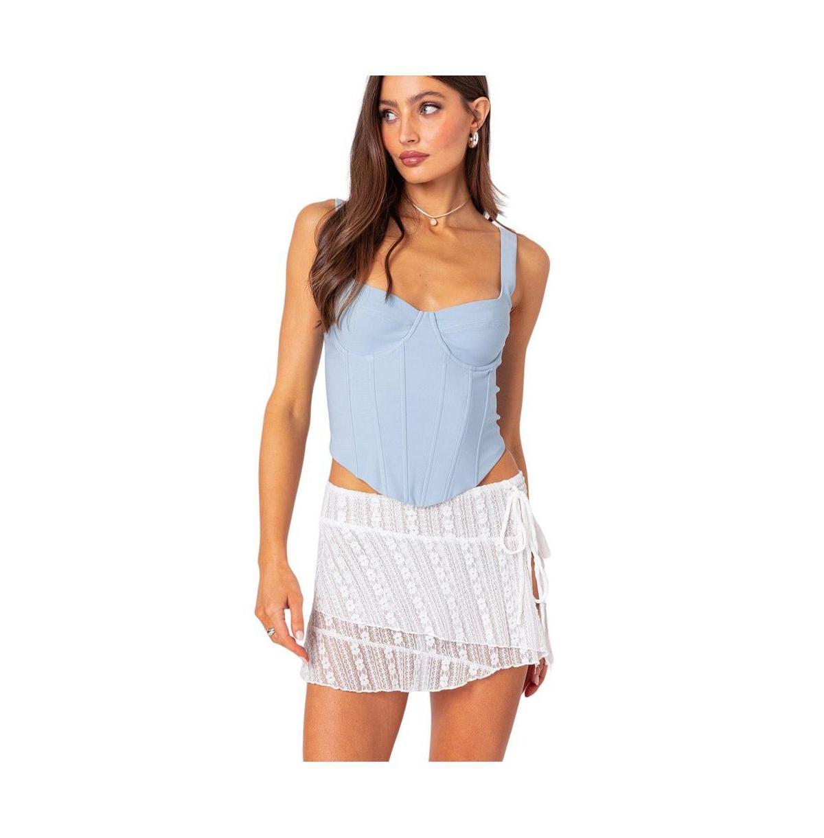 Edikted Womens Jazmine Cupped Corset Top Product Image