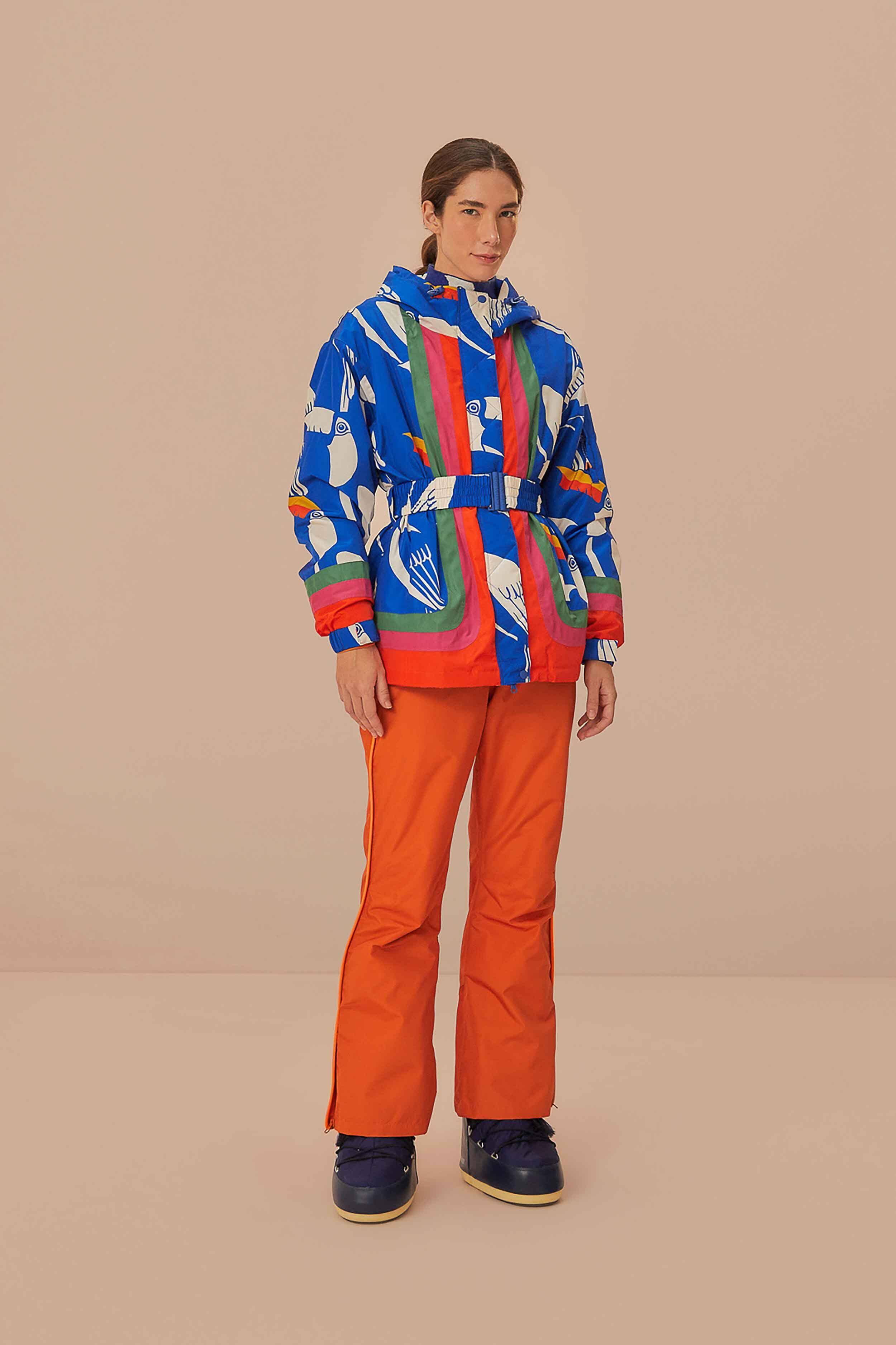 Orange Ski Pants Product Image