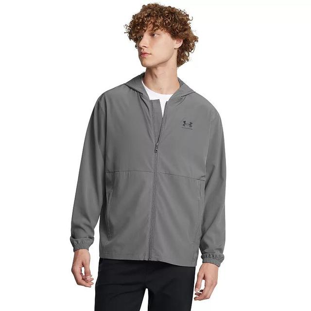 Mens Under Armour Vibe Woven Hooded Windbreaker Jacket Product Image