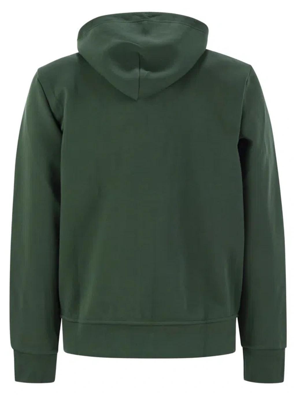 POLO RALPH LAUREN Hooded Sweatshirt In Green Product Image