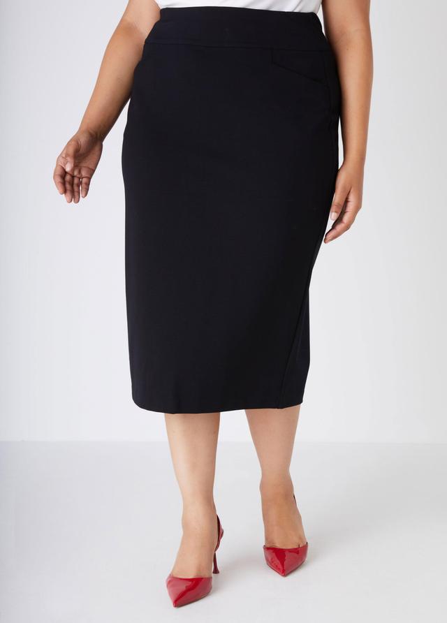 Ponte Midi Pencil Skirt Product Image