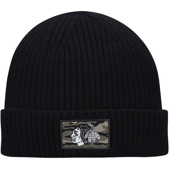 Mens adidas Chicago hawks Military Appreciation Cuffed Knit Hat Product Image