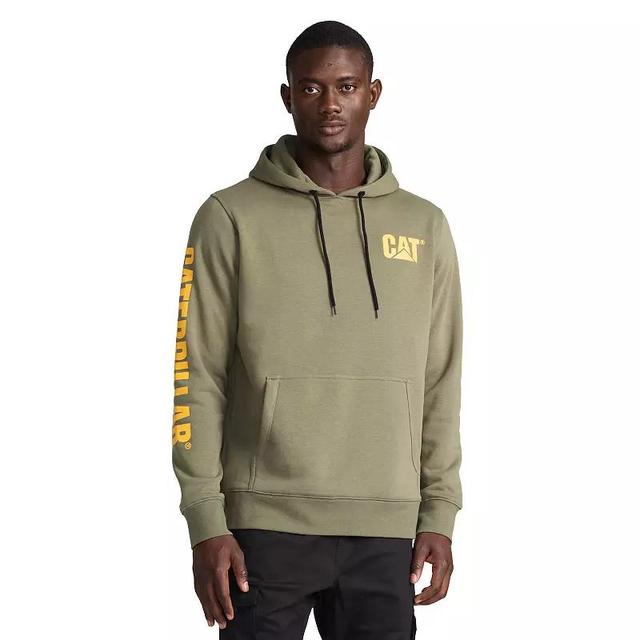 Caterpillar Cat Foundation Trademark Banner Hood Sweatshirt, Mens Product Image