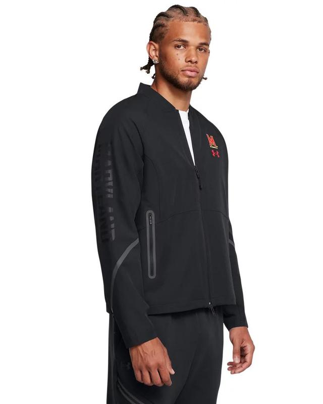 Men's UA Unstoppable Woven Collegiate Bomber Jacket Product Image