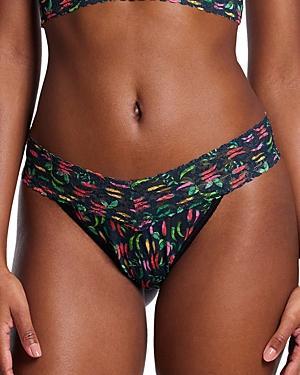 Womens Printed Original-Rise Thong Product Image