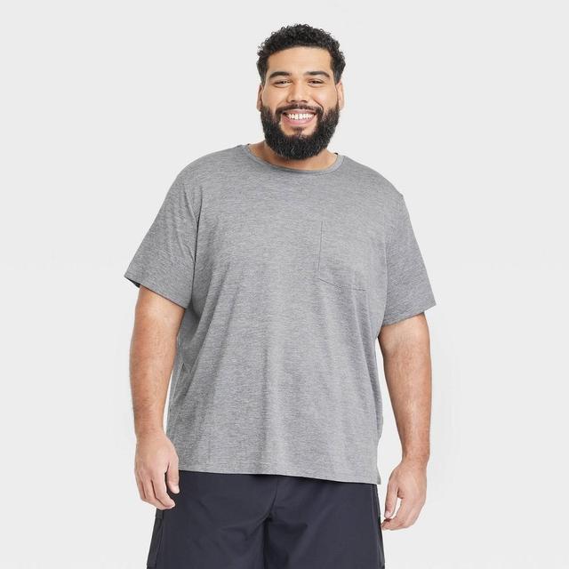 Mens Big Ventilated Pocket T-Shirt - All In Motion Fitness 2XL Product Image