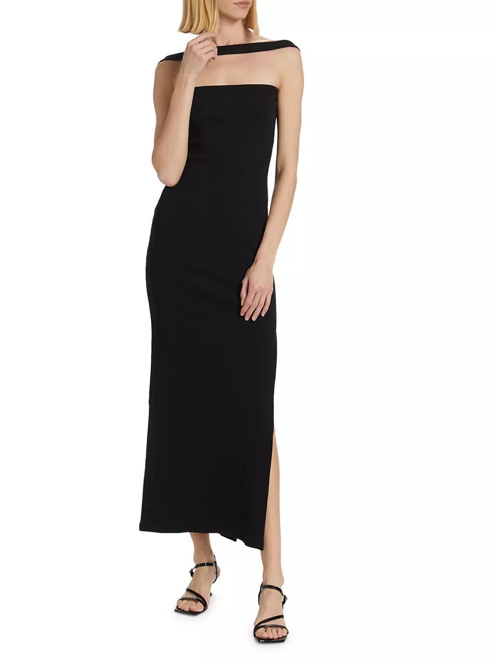 Hyperbole 90's Rib-Knit Maxi Dress Product Image