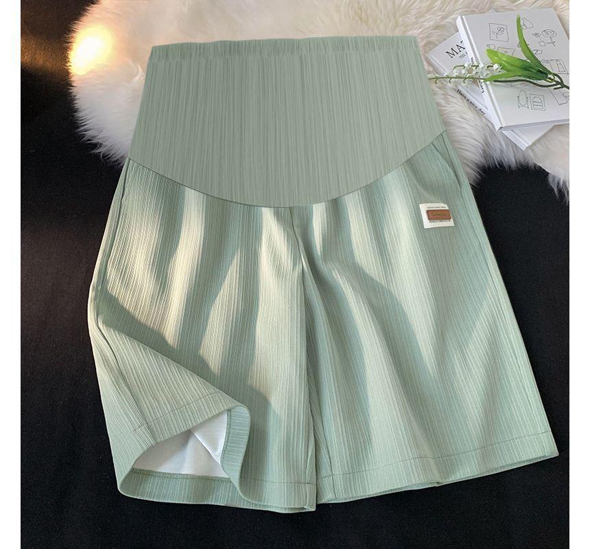 Maternity Plain Shorts Product Image