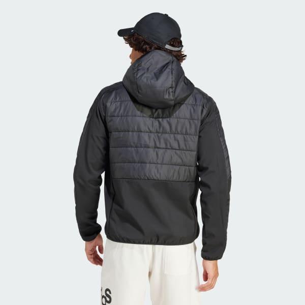 Essentials 3-Stripes Insulated Hooded Hybrid Jacket Product Image