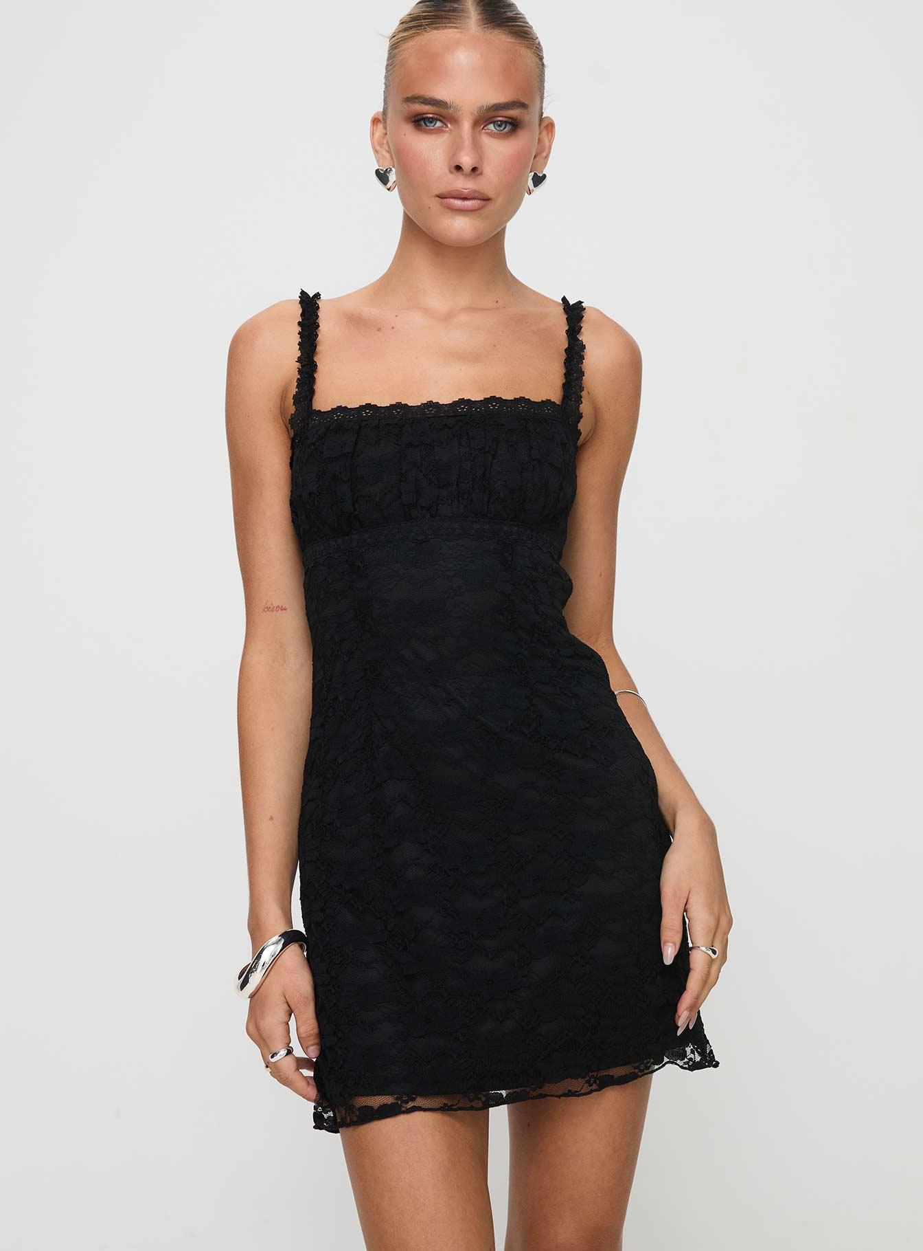 Wignall Mini Dress Black Product Image