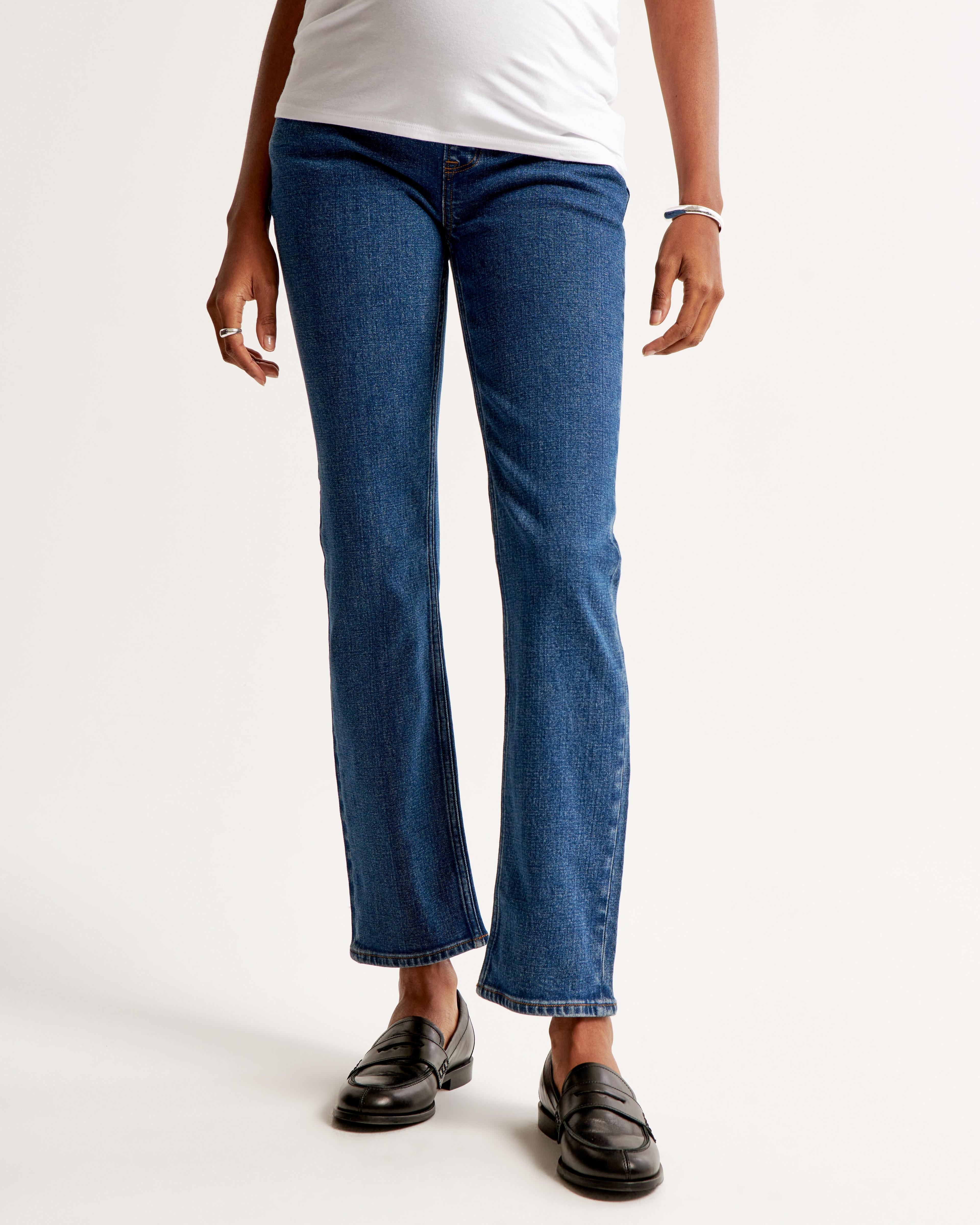 Maternity Ankle Straight Jean Product Image