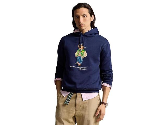 Polo Ralph Lauren Polo Bear Fleece Hoodie (F24 Newport Varsity Bear) Men's Clothing Product Image